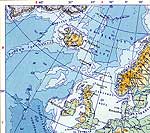 Карта Фарерских островов.