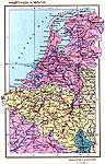 Карта Нидерландов.