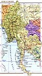 Карта Бирмы.
