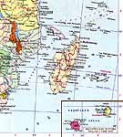 Карта Мадагаскара.
