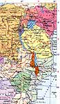 Карта Малави.