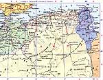 Карта Туниса.