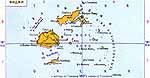 Карта Фиджи.