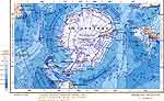 Антарктида. Географическая карта