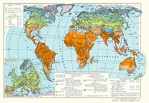 Агроклиматическая карта мира