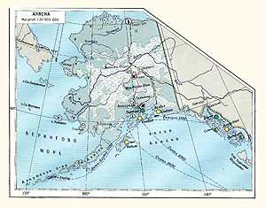 Аляска. Экономическая карта